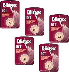 Blistex Ежедневное средство по уходу за губами DCT с увлажняющими компонентами и витамином E, 7 г, упаковка из 5 штук 11292560