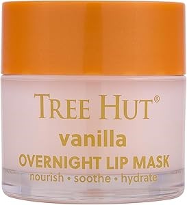 Tree Hut Ночная клубничная увлажняющая маска для губ, смягчающая губы, 17 г 11272036