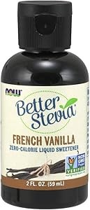 NOW Foods Жидкий подсластитель Better Stevia без калорий, аромат корицы и ванили, 59 мл, сертифицированный без ГМО 11307253