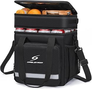 Maelstrom Утеплённая непромокаемая ланч-сумка 17L, черного цвета, с двумя отделениями, для мужчин и женщин 11263035