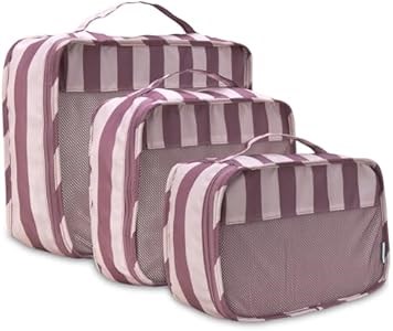 Bliss Комплект упаковочных кубиков из нейлона для путешествий - 3, 4 или 5 штук, компактные дышащие органайзеры для чемодана 11278117