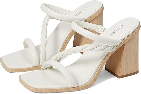 Женские сандалии GUESS Barper на платформе с каблуком и асимметричными элементами дизайна 11298038