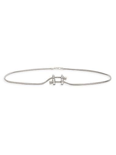 Lanvin Элегантный пояс Traviata с цветочными петлями и кристаллами, регулируемый размер, производство Италия 11011767