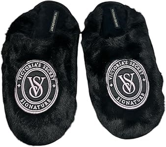 Тапочки Victoria',s Secret с закрытым носом из искусственного меха и комфортной резиновой подошвой 11309014