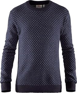 Мужской удобный лонгслив Fjallraven Ovik Nordic Sweater с тонкой вязкой 11278383