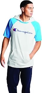 Мужское худи Champion из 100% хлопка средней плотности для комфортного ношения в тёплую погоду 11271248