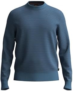 Мужской свитер BOSS Amercury Mercure с длинными рукавами, 85% хлопок и 15% кашемир, классический стиль 11263516