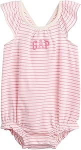 Яркий и удобный хлопковый комбинезон GAP с логотипом для девочек 11300245