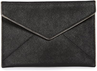 Rebecca Minkoff Конверт-клатч из сафьяновой кожи с магнитной застежкой и шестью карманами для карточек 11290746