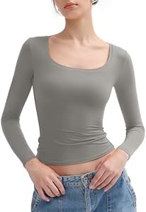 Лонгслив Pumiey коллекции Smoke Cloud с вырезом-лодочкой, облегающего кроя, 76% нейлона, 24% спандекса 11298546