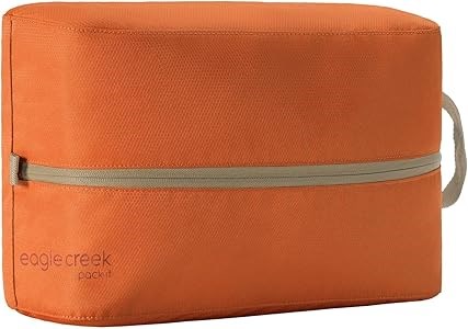 Eagle Creek Многофункциональная обувная сумка с двумя отделениями - черная, легкая и удобная для путешествий 11269426