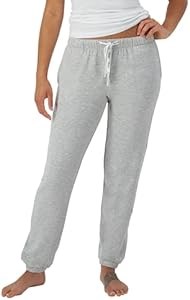 Легкие женские джоггеры Hanes Originals из французского футера, 71 см, удобные домашние брюки 11275735