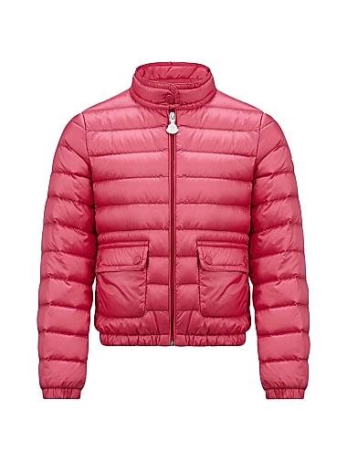Детская куртка-пуховик Lans от Moncler с застежкой на молнии, карманами и эластичными манжетами, верх 100% нейлон 11030040
