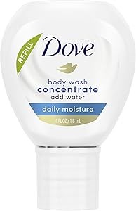 Dove Концентрат для душа, 4 шт., для мгновенного смягчения кожи и длительного увлажнения, 118 мл (создает 480 мл геля для душа) 11250949