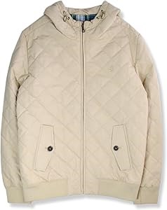 Мужская куртка с капюшоном Brooks Brothers, с терморегулирующим утеплителем, из хлопка и полиамида 11283027