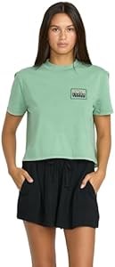 Шорты Volcom Stoneshine из непрозрачной вискозной ткани гофре, с карманами и завязкой на талии для жарких дней 11300338