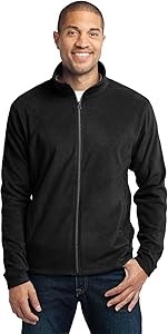 Мужская микрофлисовая куртка Port Authority, лёгкая, тёплая, антипиллинг, с карманами и практичным дизайном 11277616