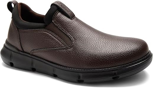 Мужские ортопедические кожаные туфли OrthoComfoot с арочной поддержкой для облегчения боли в стопах и пятках 11250540