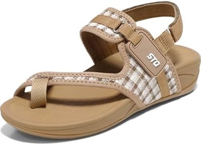 Женские ортопедические регулируемые сандалии STQ с поддержкой свода и амортизирующей подошвой 11284630