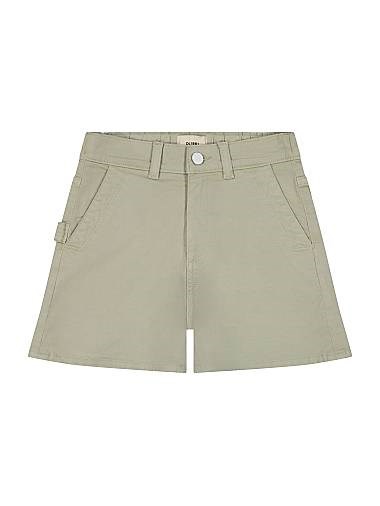 Dl1961 Штаны для девочек Lily Pull-On с завышенной талией, карманами и эластичным поясом из 98% хлопка 11014210