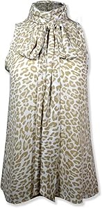 Лонгслив Brooks Brothers из мягкого полиэстера с завязкой на воротнике без рукавов 11284860