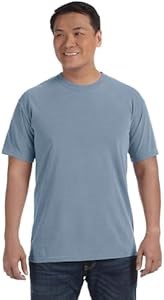 Футболка Comfort Colors 3XL, лайтово-синяя, с коротким рукавом и круглым вырезом, 100% хлопок 11261630