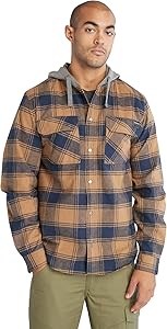 Молодежная хлопковая худи Timberland PRO Woodfort с карманами и усиленными петлями 11253682