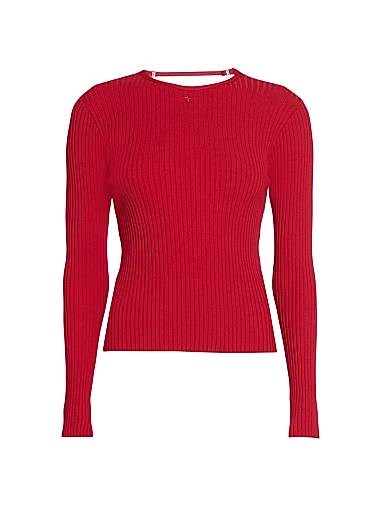 Лонгслив с открытой спиной Courreges, каменным воротником, 70% вискоза / 30% полиэстер 11021317