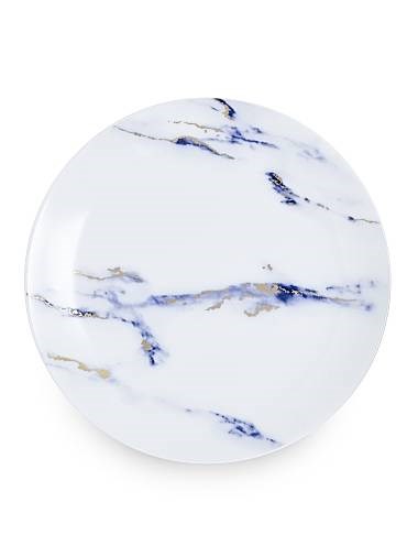 Prouna Тарелка из костяного фарфора с мраморным дизайном и 24K золотым покрытием, 21.5 см 11017131