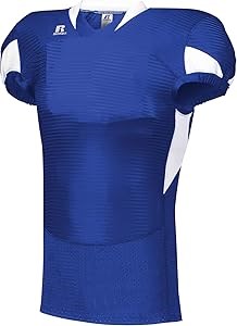 Молодёжная футбольная футболка Russell Athletic, укороченная длина, V-образный вырез, белый/бордовый 11288498