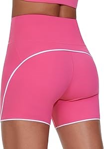 Женские спортивные шорты с высокой талией, эластичные и дышащие, для бега и йоги от THE GYM PEOPLE 11277410