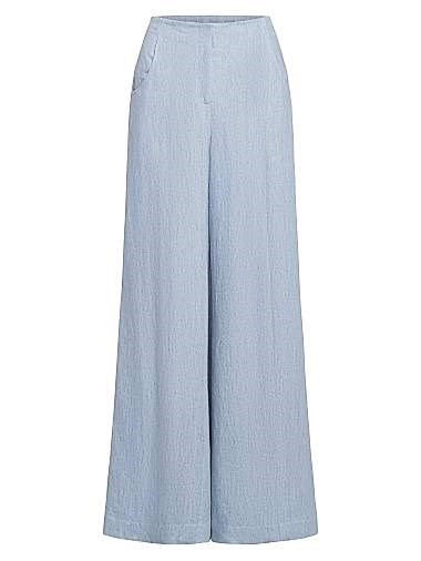 Штаны Demie из 100% конопли с высокой талией и широкими штанинами от TWP, производство США 11011921