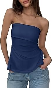 Летний приталенный безрукавный топ Cicy Bell из рибаны с боковой молнией 11300349