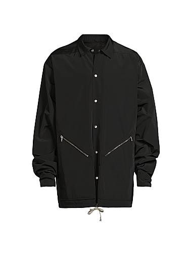 Куртка Tour Utility от Rick Owens с пуговичной застёжкой, длинными рукавами и карманами на молнии, изготовленная в Италии 11028859