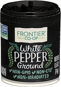 Frontier Co-op Белый молотый перец, 14 г, кошерный, без ГМО 11305903