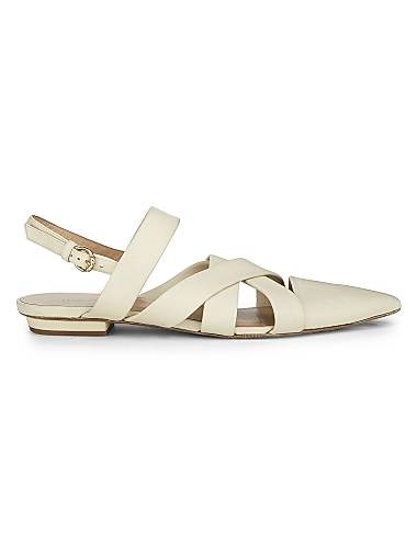 Кожаные балетки с острым носком и пряжкой Tallulah от Ulla Johnson, изготовленные в Италии 11024607