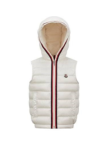 Пуховик для мальчиков Dorcas от Moncler на молнии с капюшоном, наполненный пухом и пером 11030052