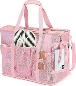 Pig Pig Girl Складная объемная сетчатая пляжная сумка с молнией и портативным карманом для телефона 11313176