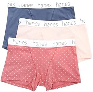 Набор из 3 женских боксеров Hanes из хлопка и спандекса, мягкие, размер XL 11256273