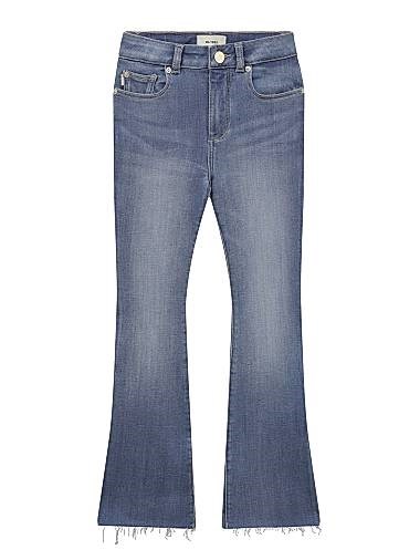 Dl1961 Джинсы-клеш Claire с высокой талией и пятью карманами для девочек, 62% Тенсел™, 23% хлопок 11015946