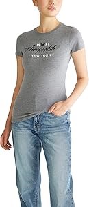 Молодёжная футболка AERO от Aeropostale с графическим рисунком и бабочками из мягкого трикотажа, 60% хлопка 11258517