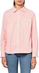 Женская рубашка Nautica с длинными рукавами, пуговицами и отложным воротником, 100% хлопок 11244289