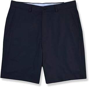 Шорты для гольфа Brooks Brothers, мужские, из 100% полиэстера, с плоским фронтом и молнией 11249109