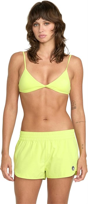 Женские плавательные и серфинг-шорты Volcom, 5 см, с защитой UPF 50+ и из экологичного материала 11293785