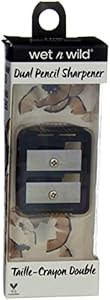 Wet n Wild Точилка для карандашей с двумя отверстиями, острыми лезвиями и компактными размерами, подходит для всех размеров карандашей 11291577