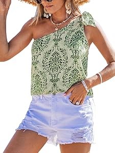 Стильная молодёжная футболка Cupshe с открытым плечом из мягкой ткани, без рукавов, универсальная 11301226