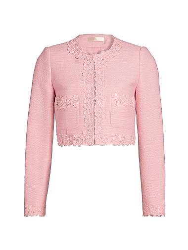 Loveshackfancy Leilana Tweed Crop Jacket 11027973