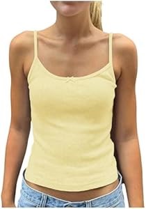 Молодежный топ на бретелях с бантом в стиле Y2K от Floerns для прогулок 11268757