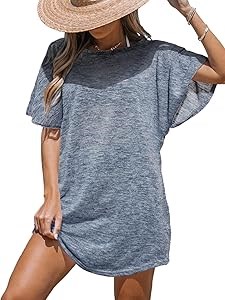 Пляжный женский сарафан Cupshe с короткими рукавами и вырезами для купальника, лето 2025 11273577