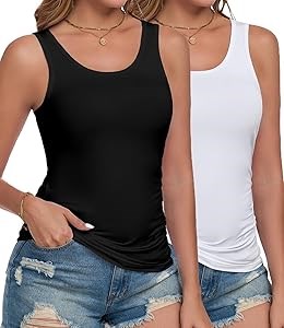 Женские майки из микромодала wirarpa - 2 штуки с акцентом на комфорт и легкость 11311554